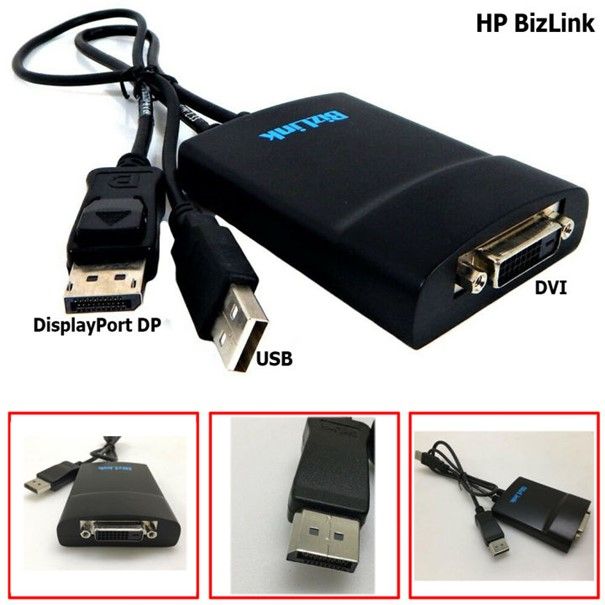 Bizlink Displaypoort DVI dongle kit